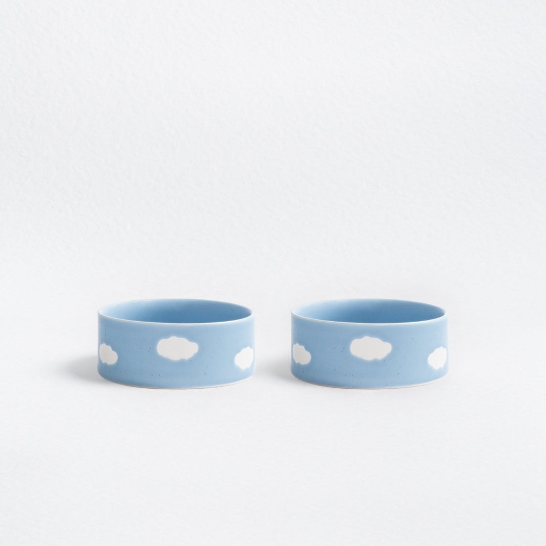 Cloud Pet Bowl 14cm 2 Pieces Set