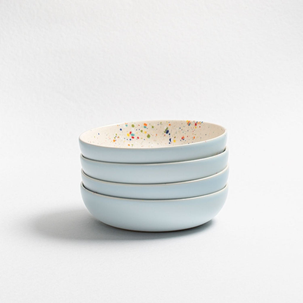 Breeze Party In Stoneware Pasta Plate 21cm Blue