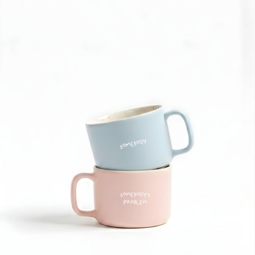 Couples Quote - Stoneware Breeze Mug 450ml Set of 2