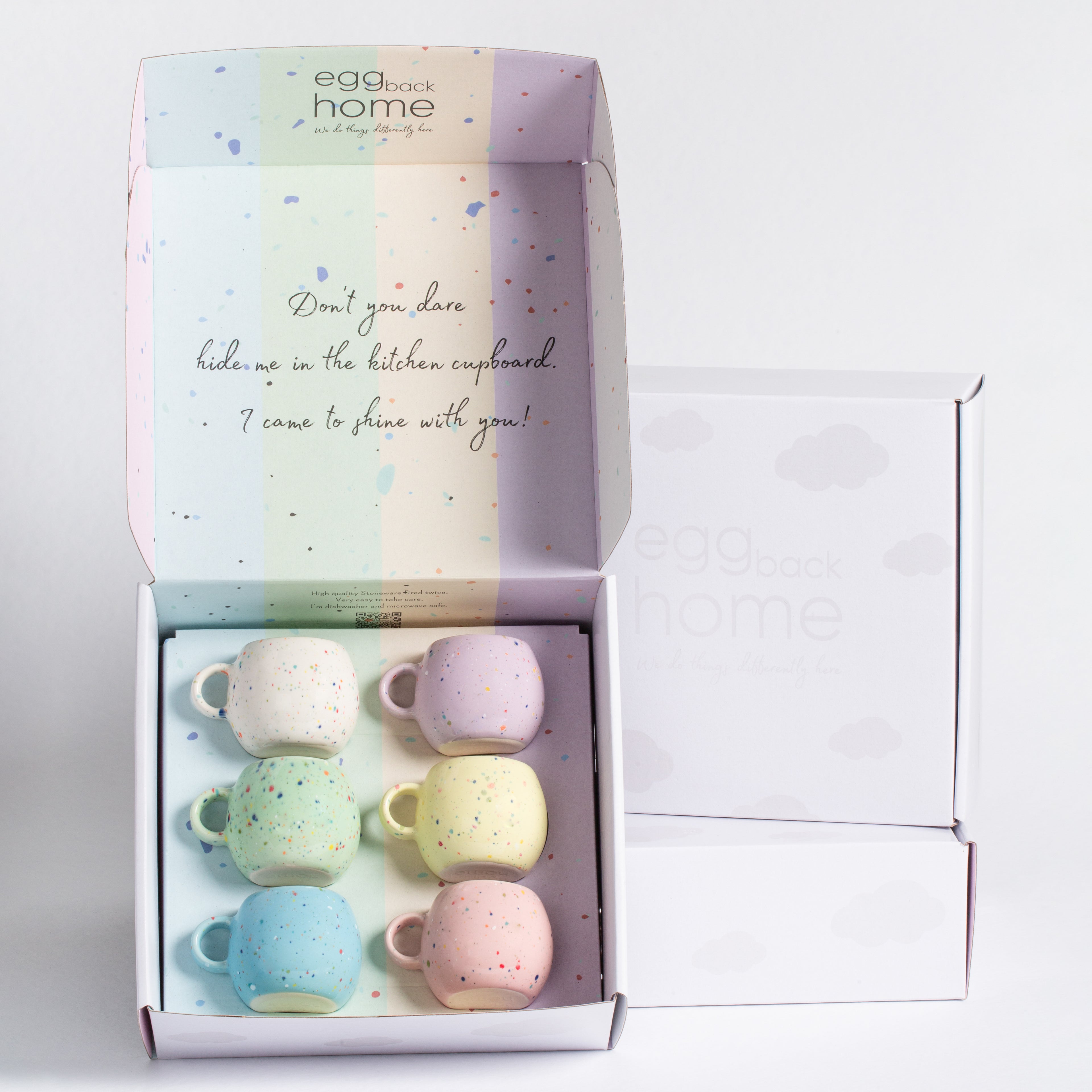 New Party Ball Mug 90ml - Mix 6 Pieces