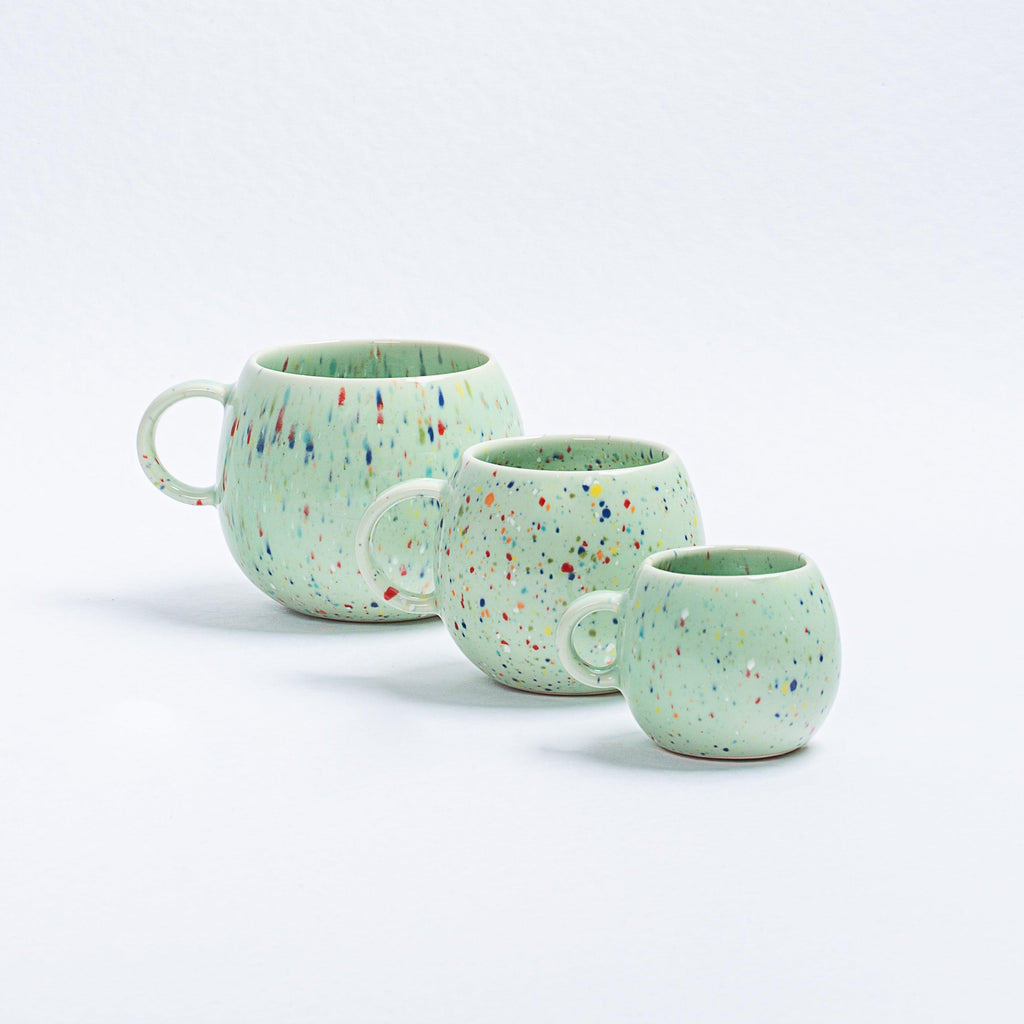 New Party Ball Mug 90ml Green - Egg Back Home