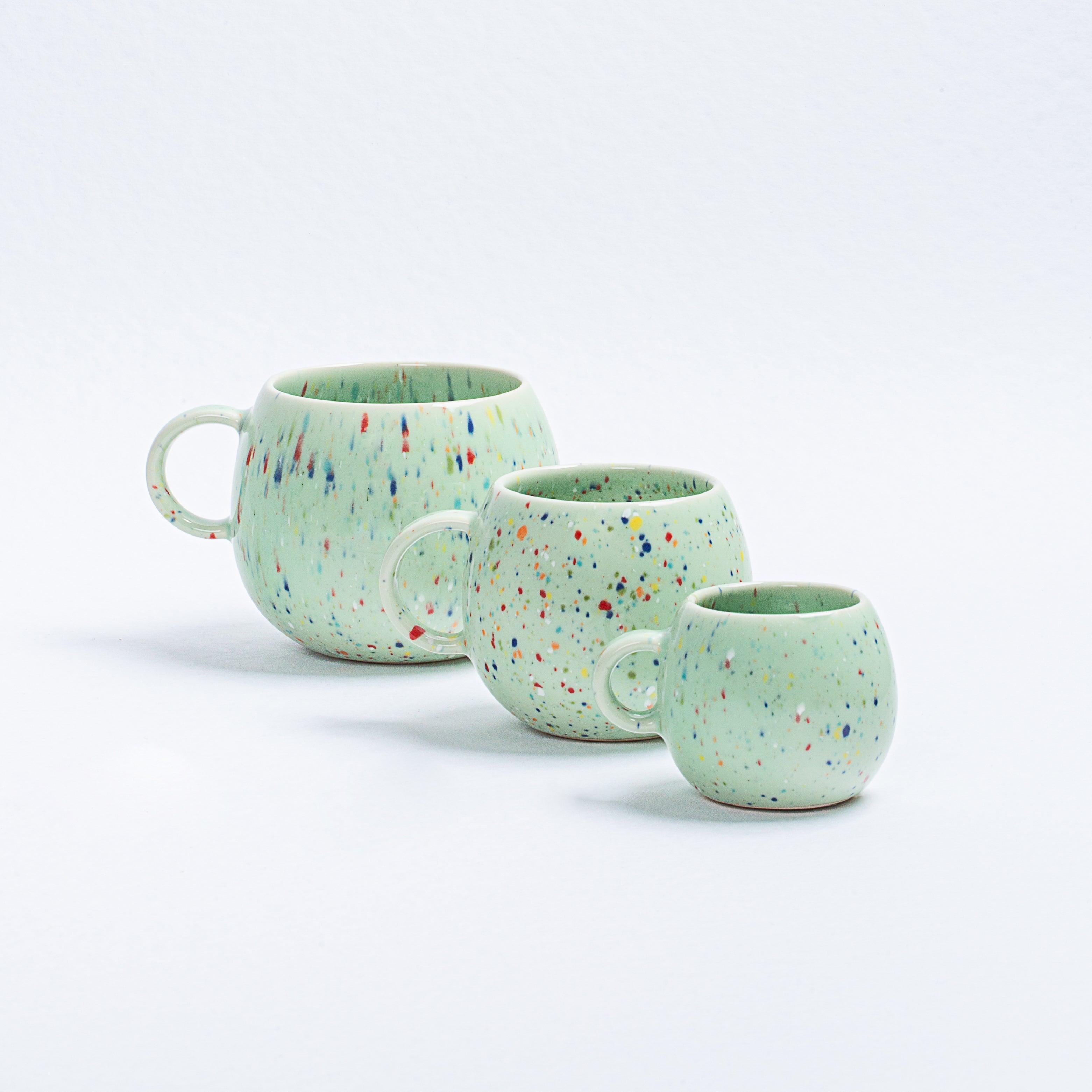 New Party Ball Mug 250ml Green - Egg Back Home