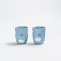 Cloud Medium Cup 220ml Cat Mom & Dad 2 Pieces Set - Egg Back Home