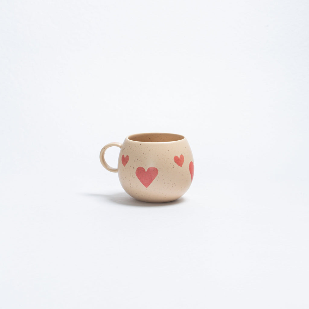 Cozy Hearts Coffee For Two Stoneware Limited Edition