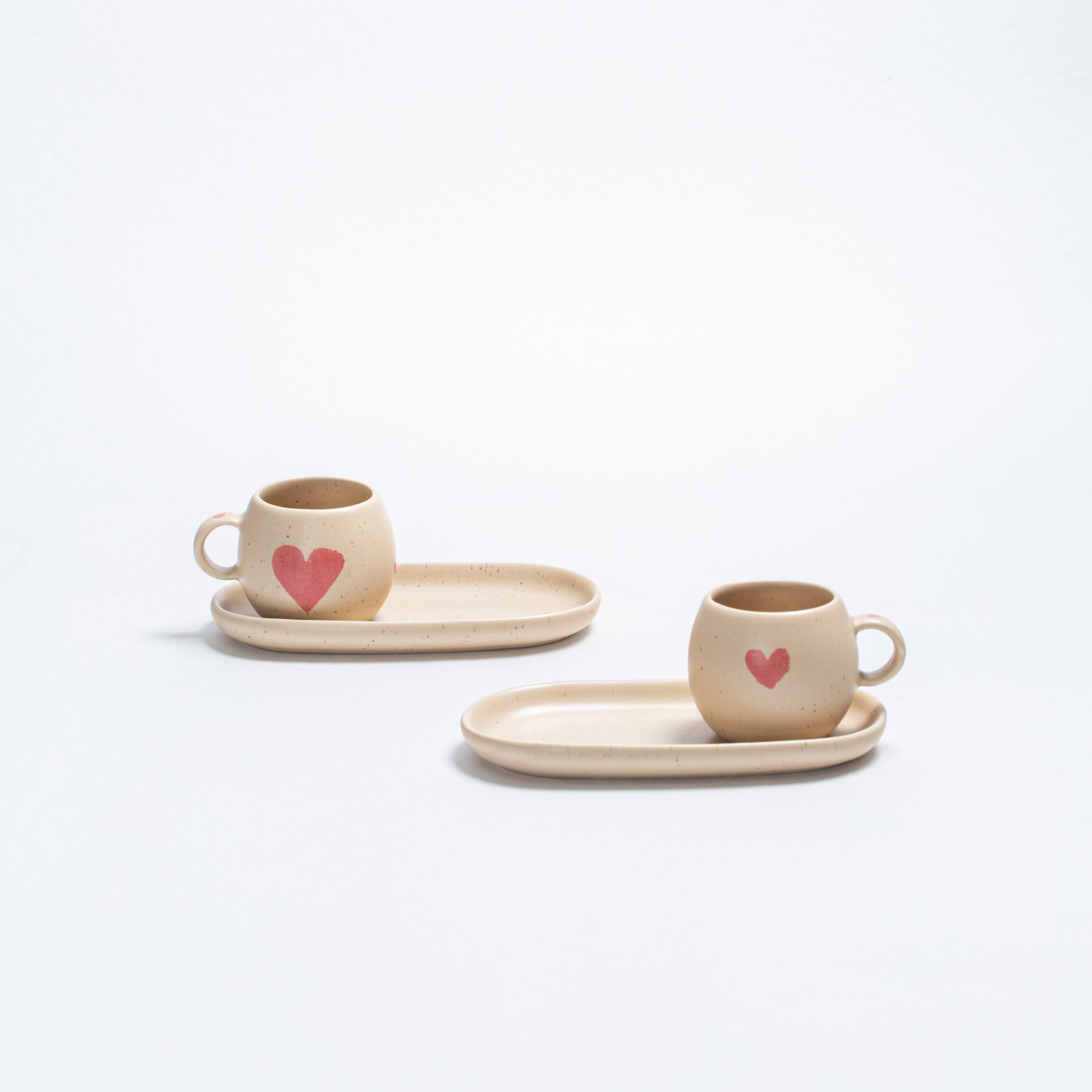 Cozy Hearts Stoneware Mini Tray Limited Edition