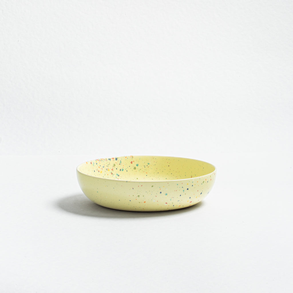 New Party Pasta Plate 21cm Yellow