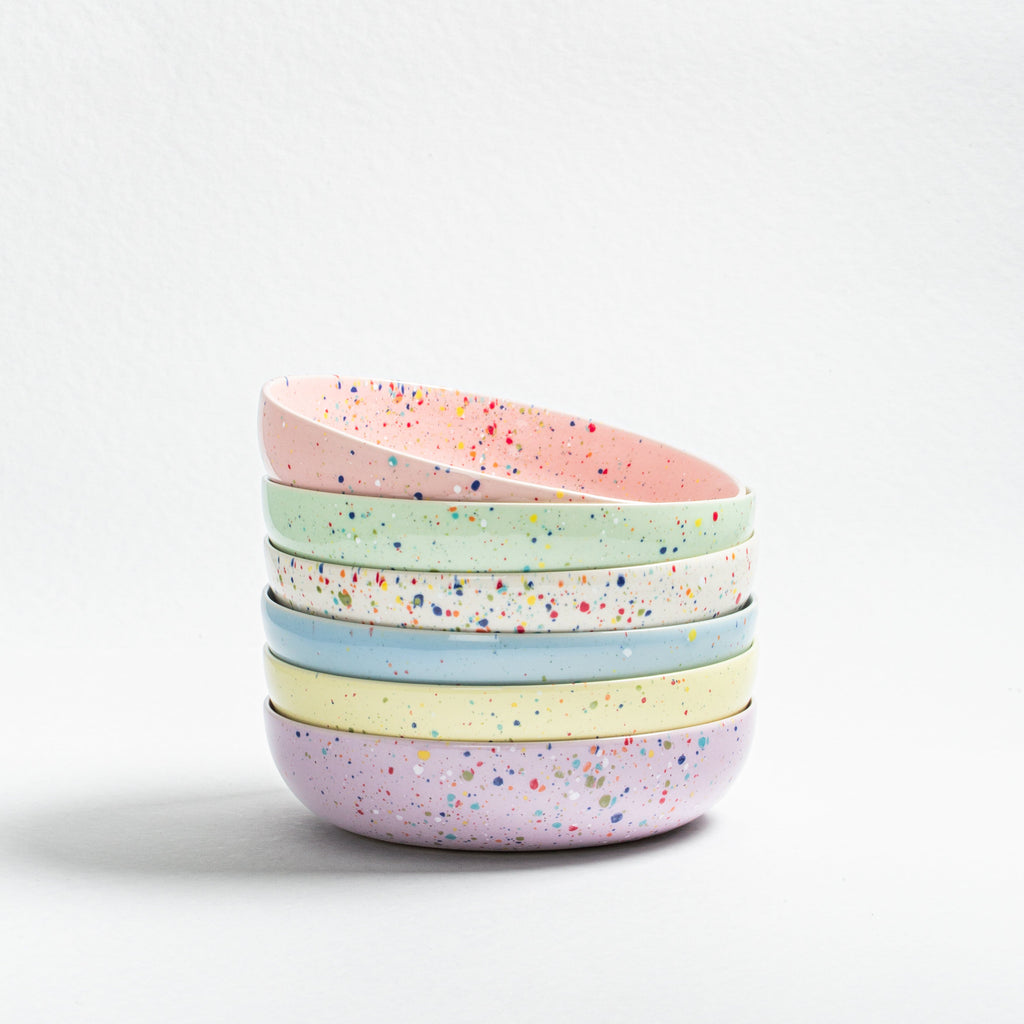 New Party Pasta Plate 21cm Mix 6 Pieces