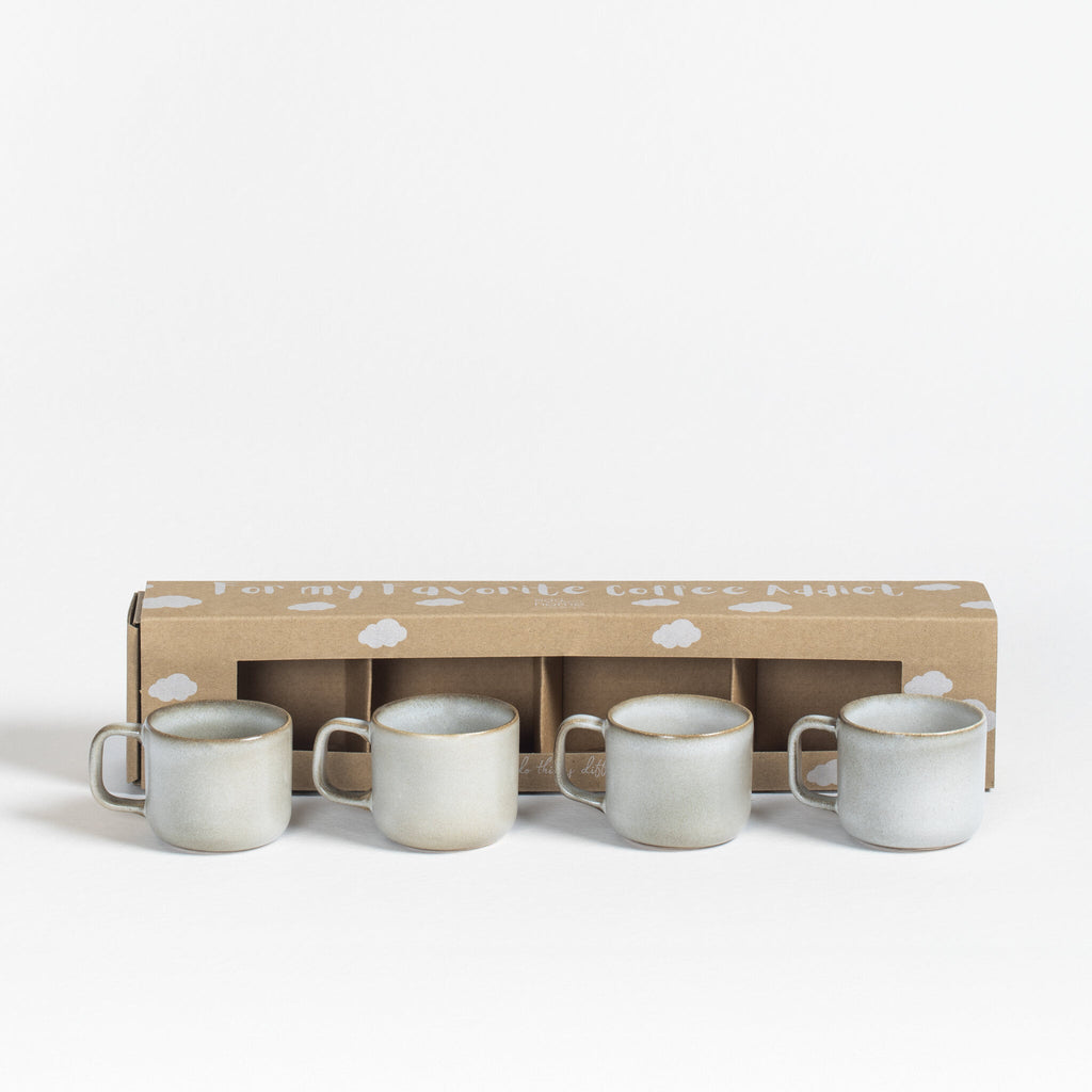 Terra Stoneware Mug 60ml 4 Pieces Set
