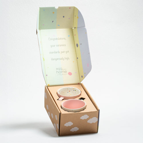 Breeze Party In/Out Stoneware Duo Set Mug 240ml Pink