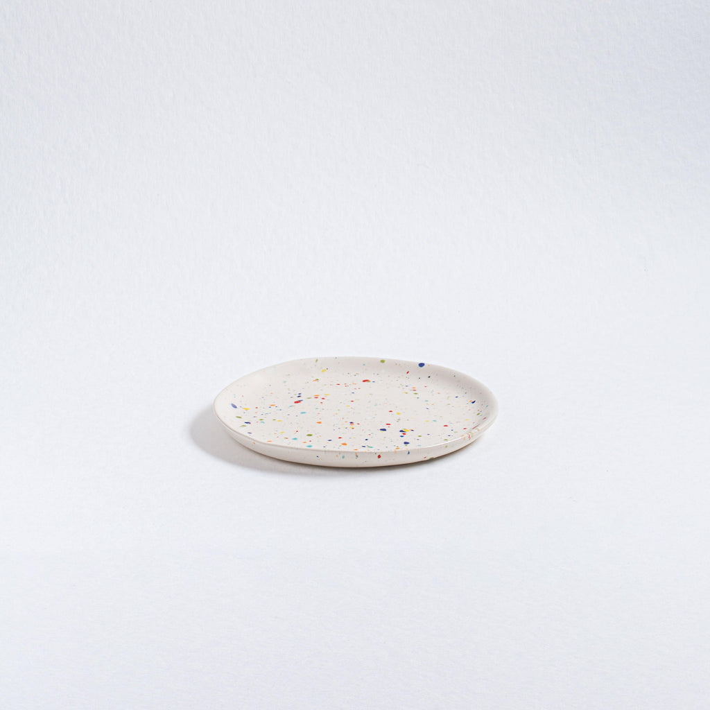 New Party Bread Plate 17cm White