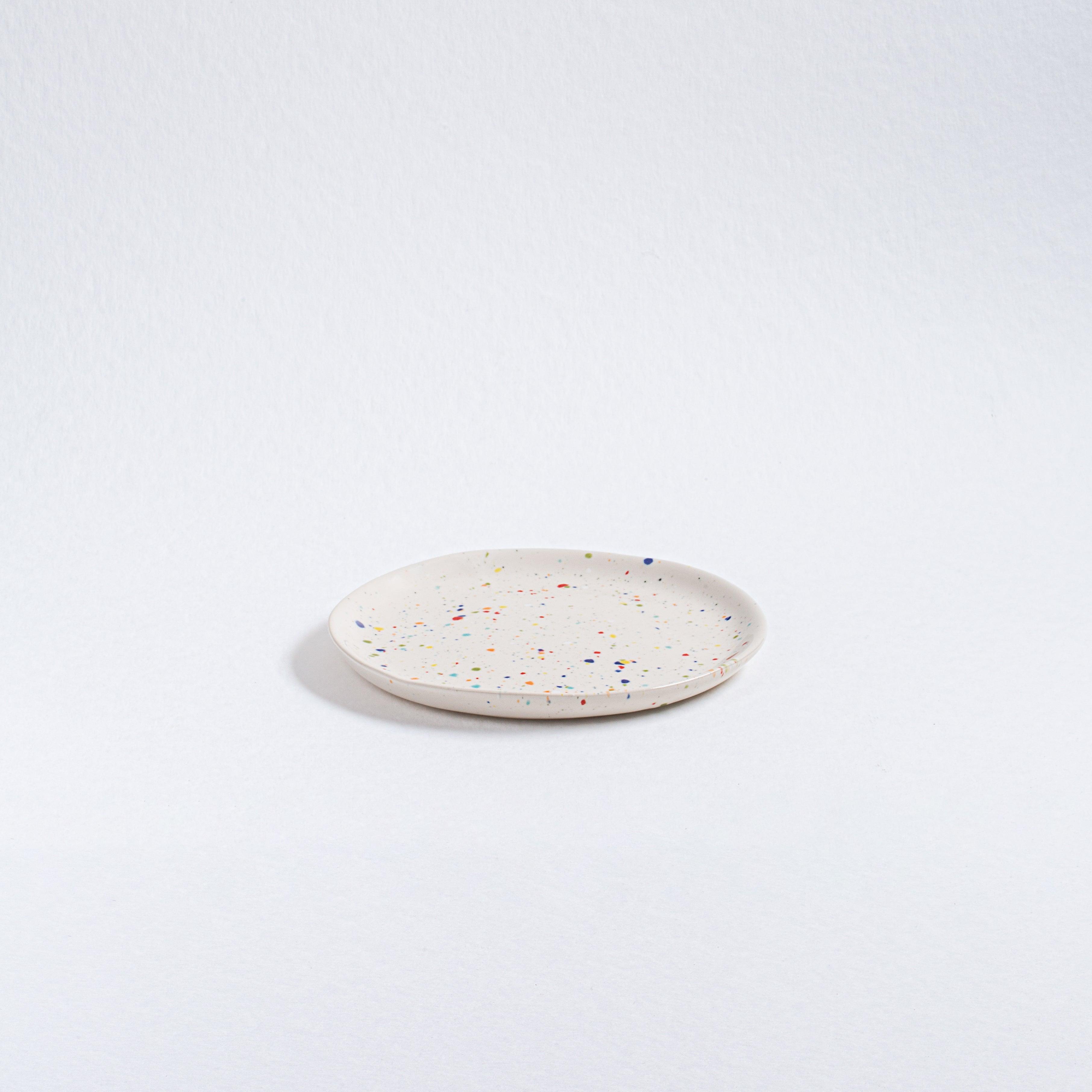 New Party Bread Plate 17cm White