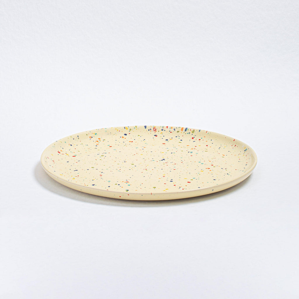 New Party Dinner Plate 27cm Yellow - Egg Back Home