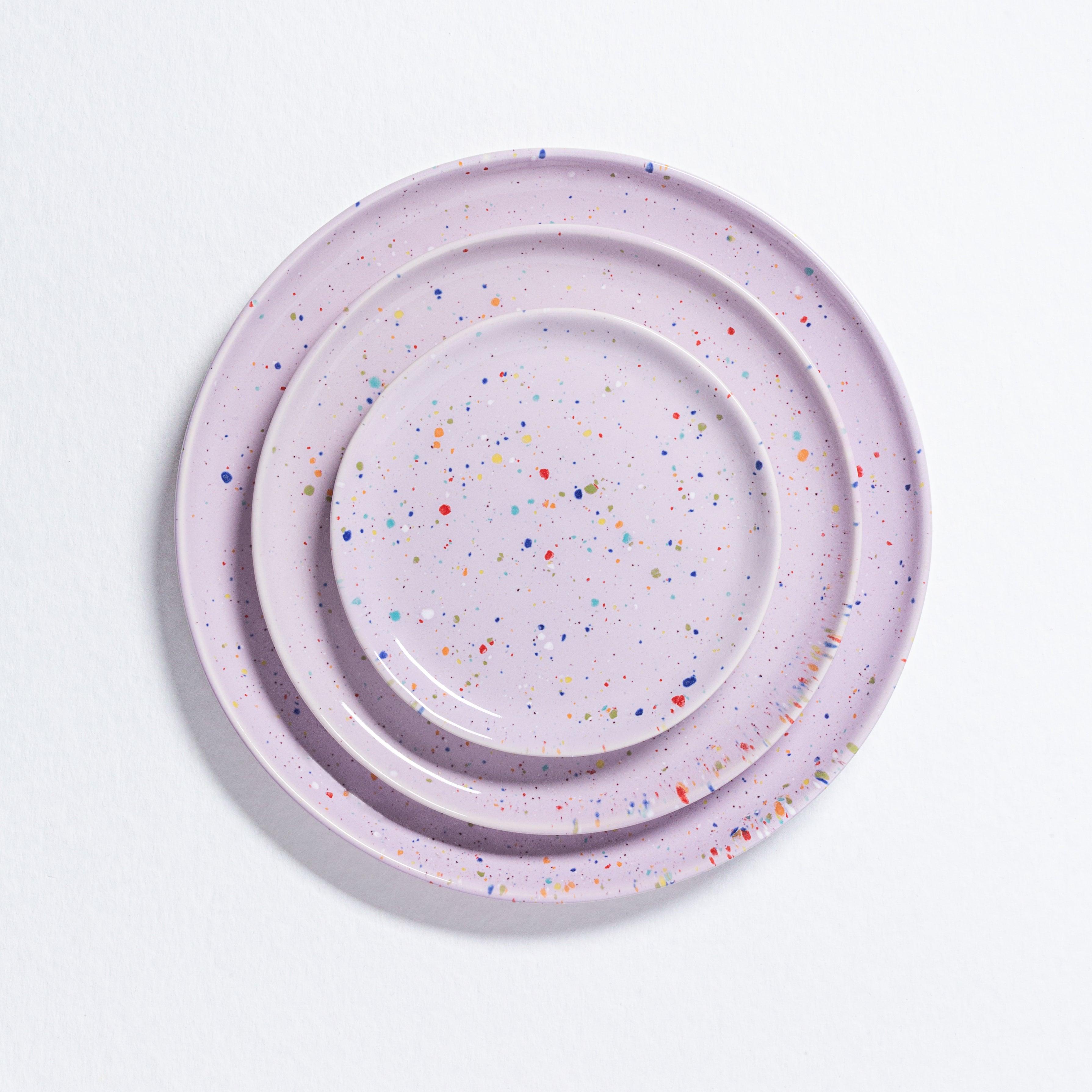 New Party Low Pasta Plate 23cm Lilac