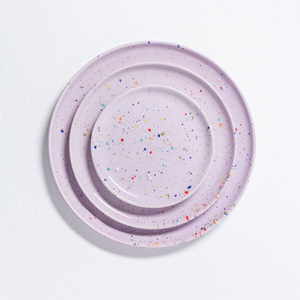 New Party Stoneware Set 30 Pieces Mix Color