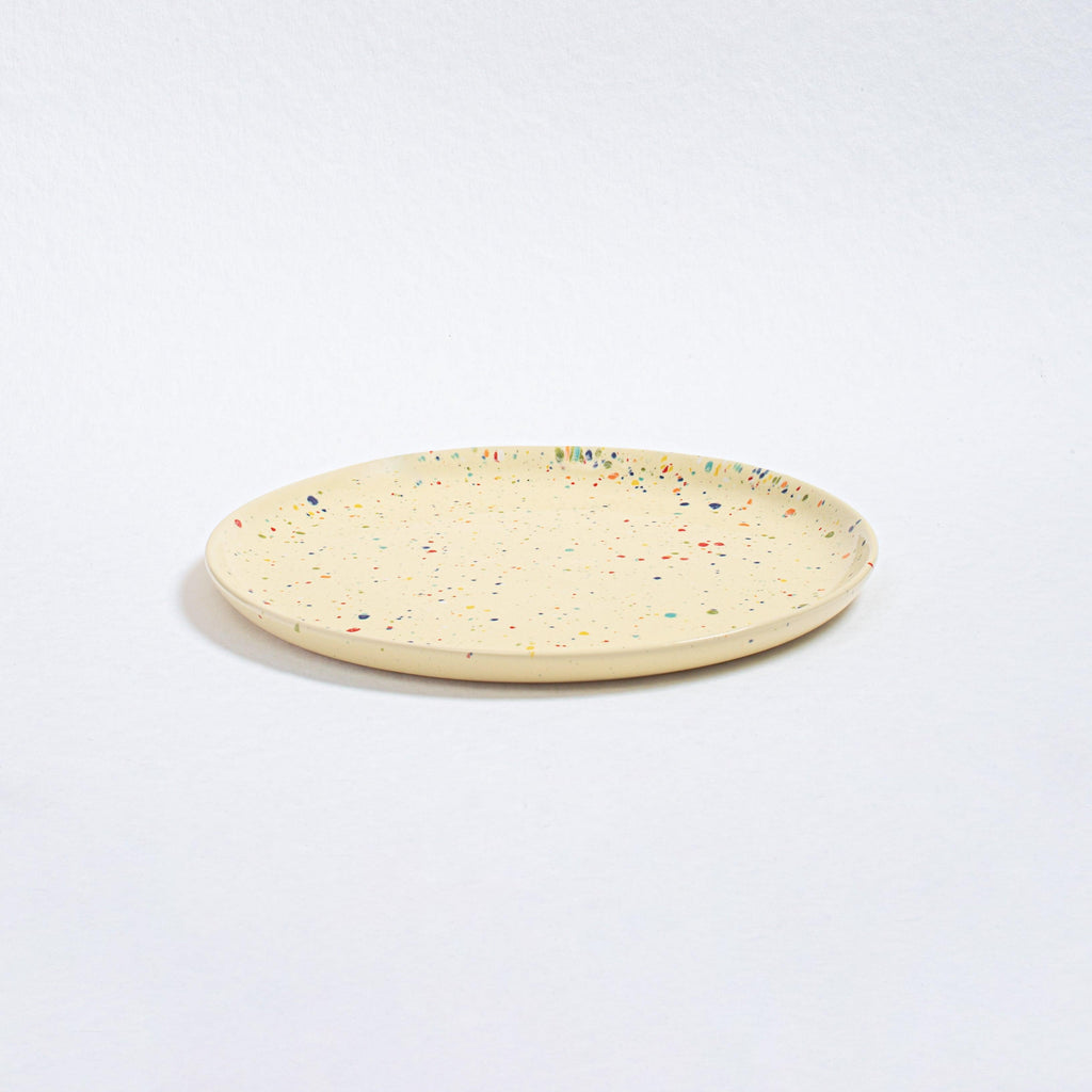New Party Salad Plate 22cm Yellow - Egg Back Home