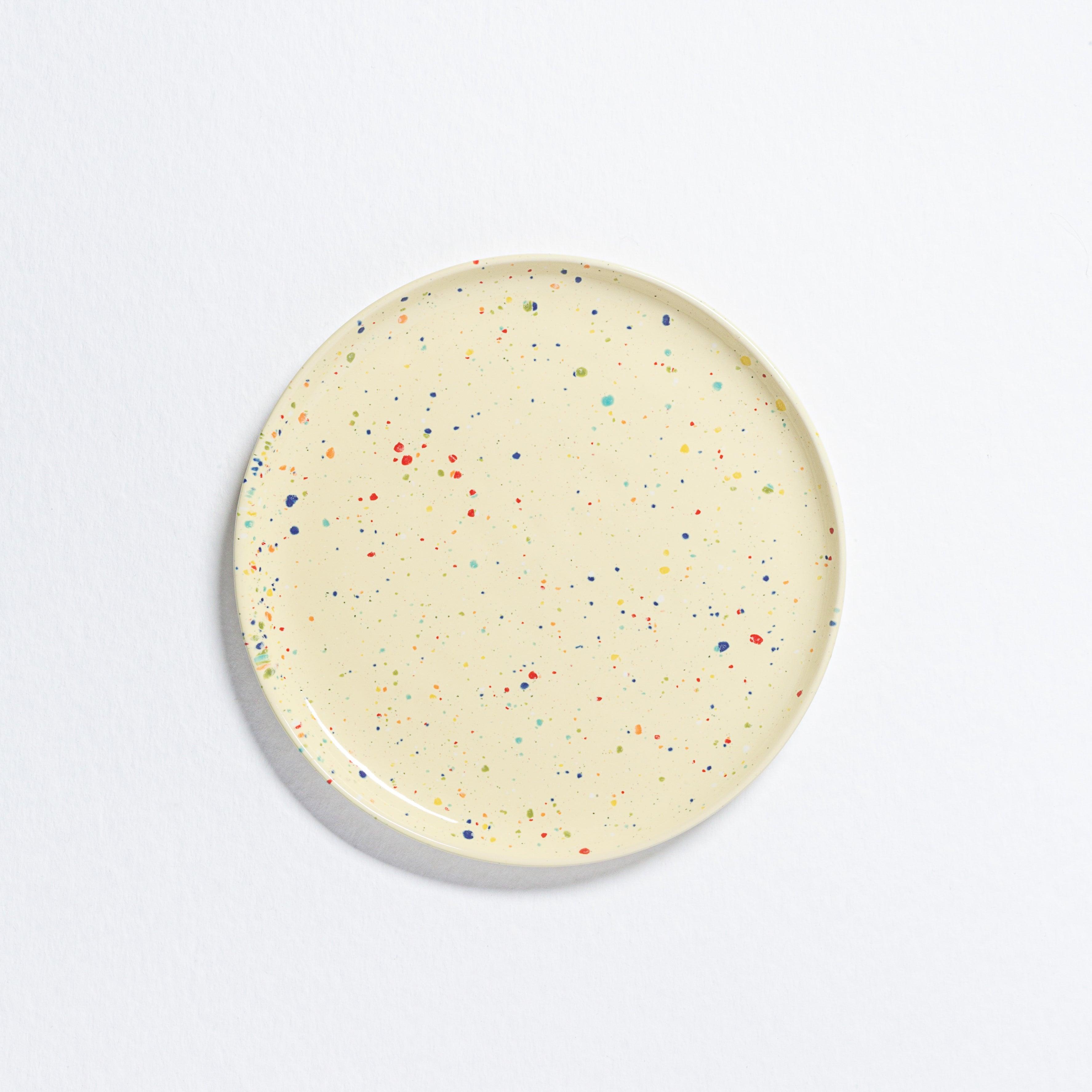 New Party Salad Plate 22cm Yellow - Egg Back Home