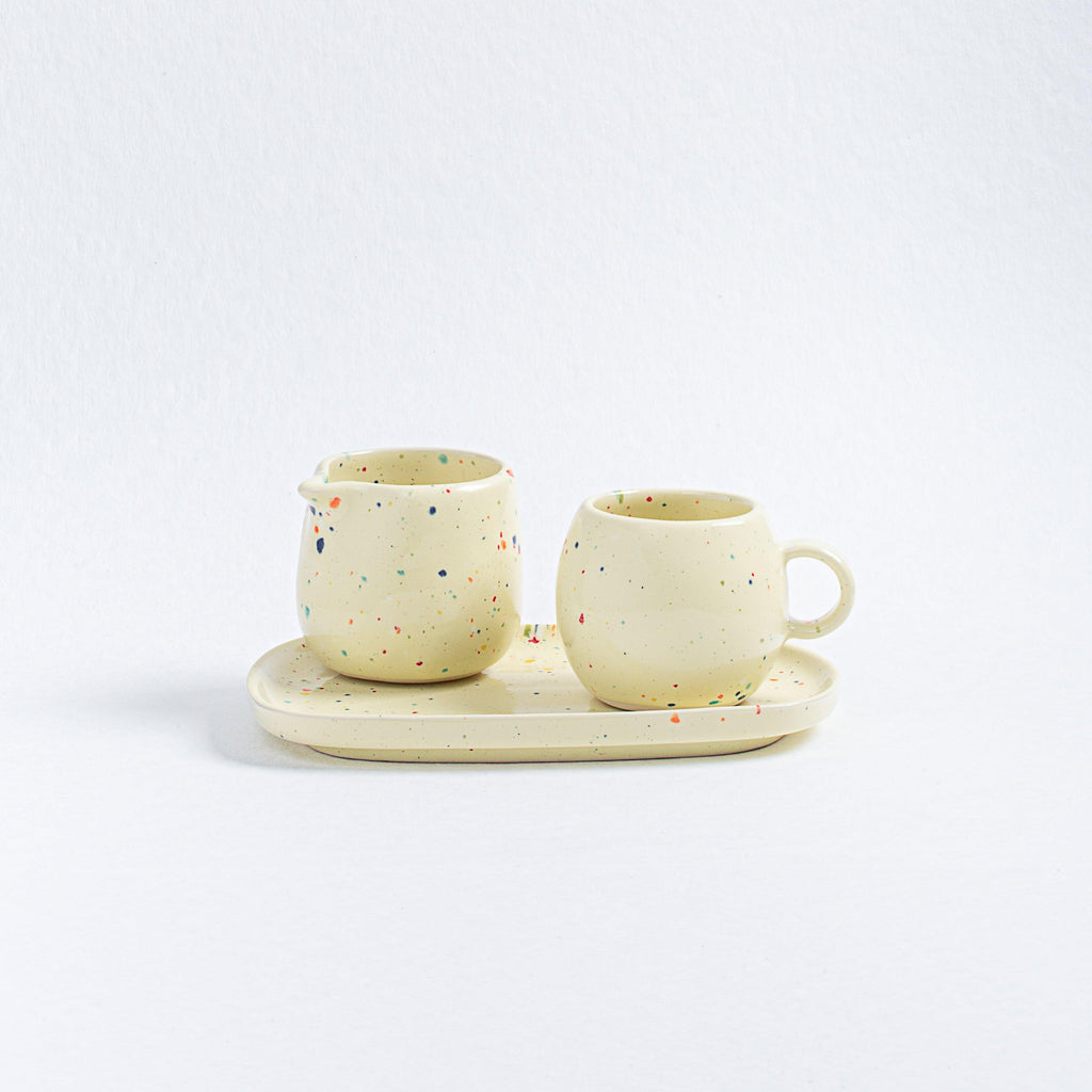 New Party Ball Mug 90ml Yellow - Egg Back Home