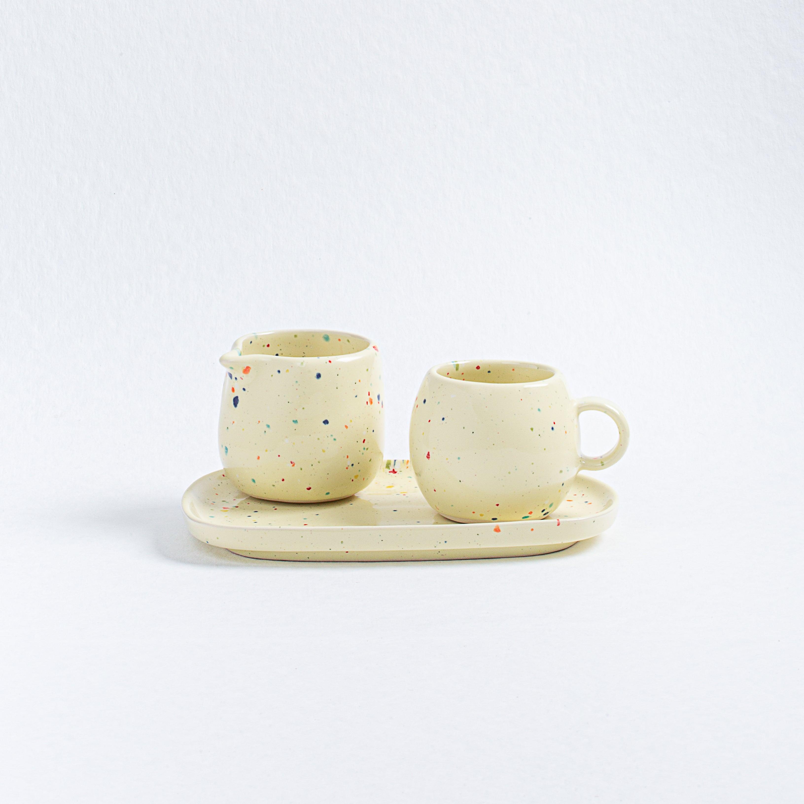 New Party Ball Mug 90ml Yellow - Egg Back Home