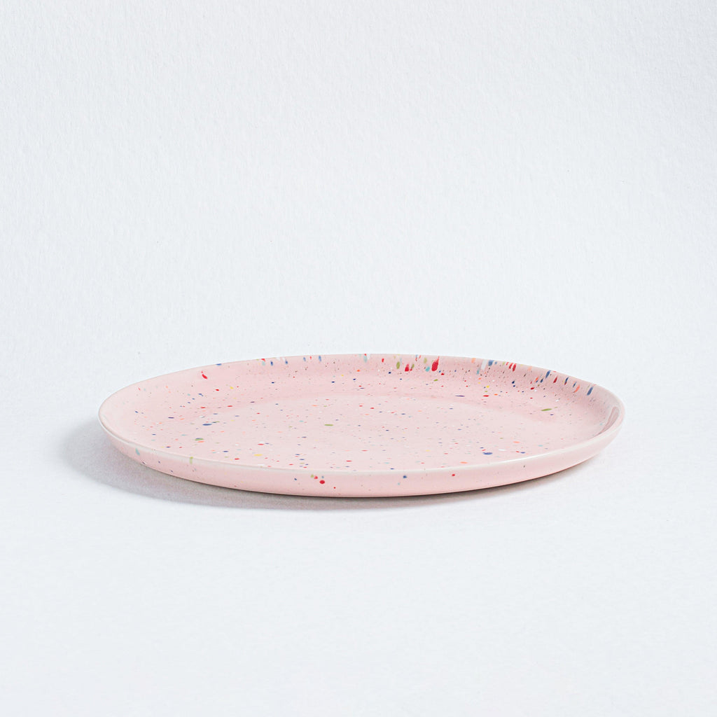New Party Dinner Plate 27cm Pink - Egg Back Home