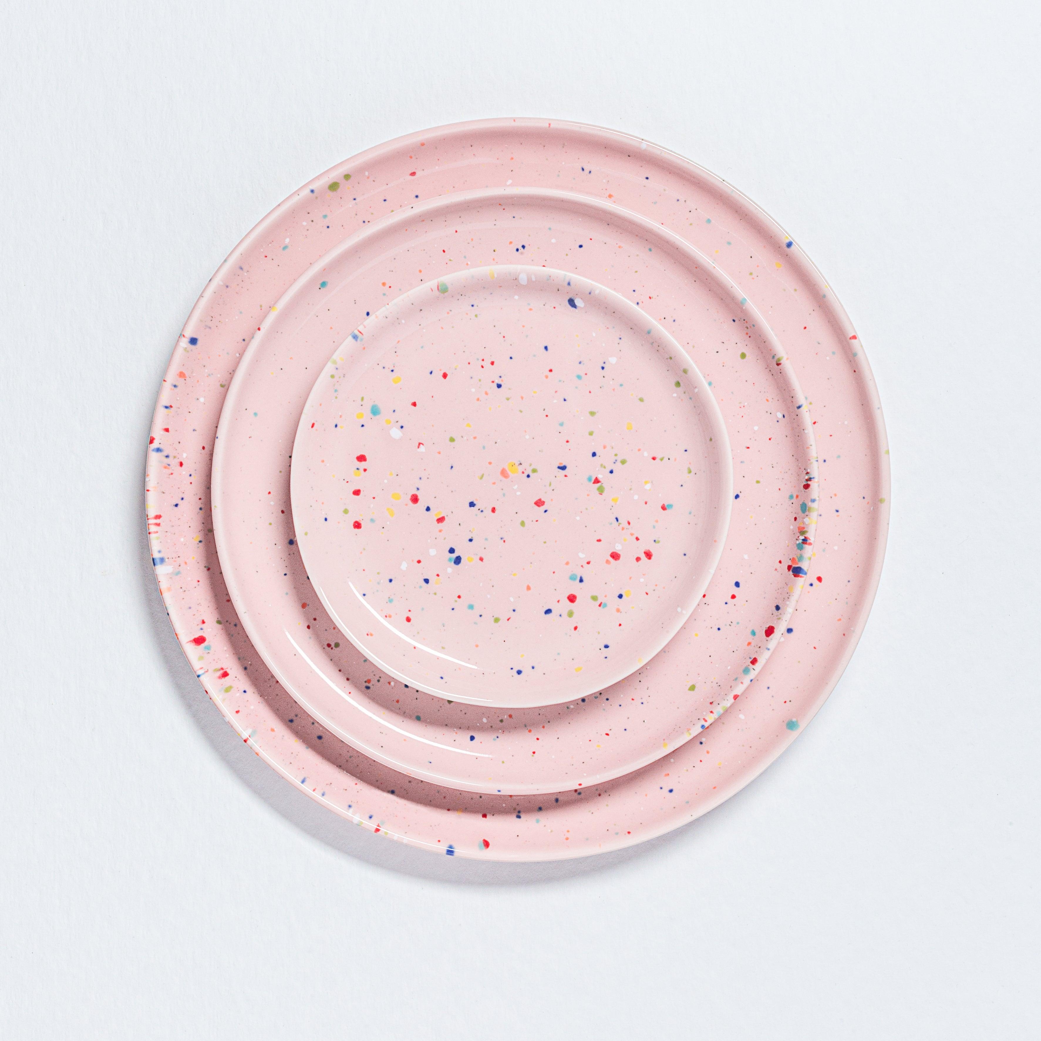 New Party Dinner Plate 27cm Pink - Egg Back Home