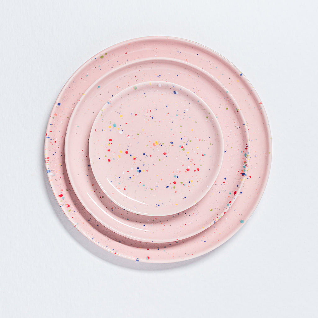 New Party Stoneware Set 30 Pieces Mix Color