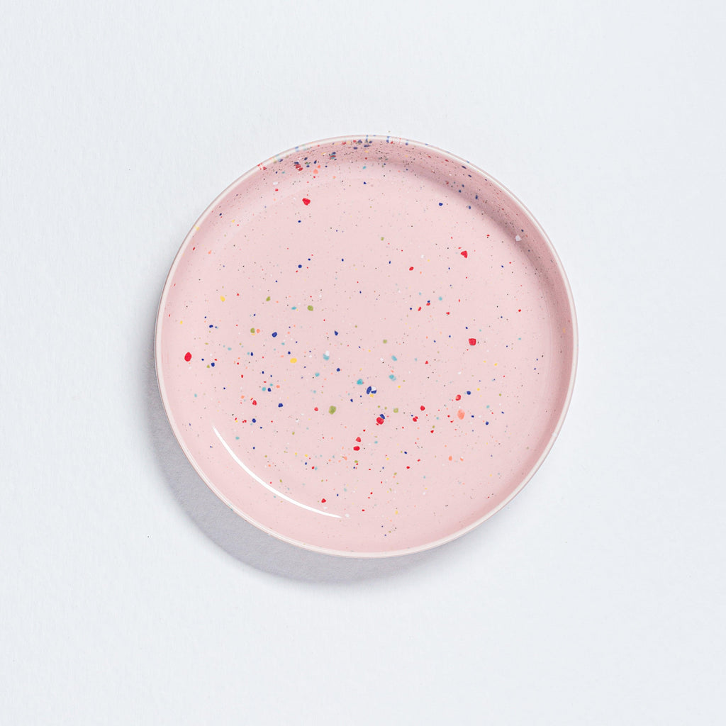 New Party Low Pasta Plate 23cm Pink - Egg Back Home