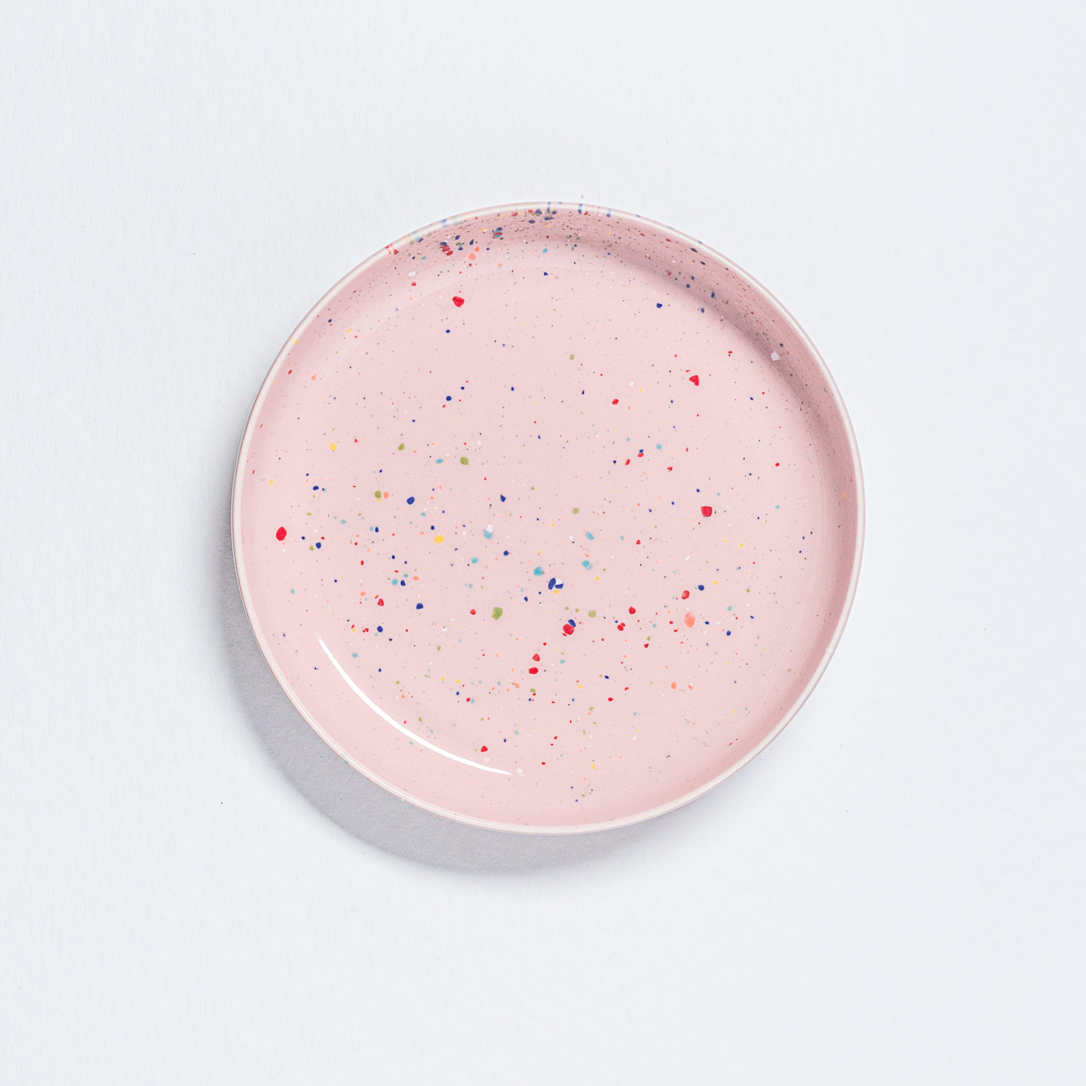 New Party Low Pasta Plate 23cm Pink - Egg Back Home