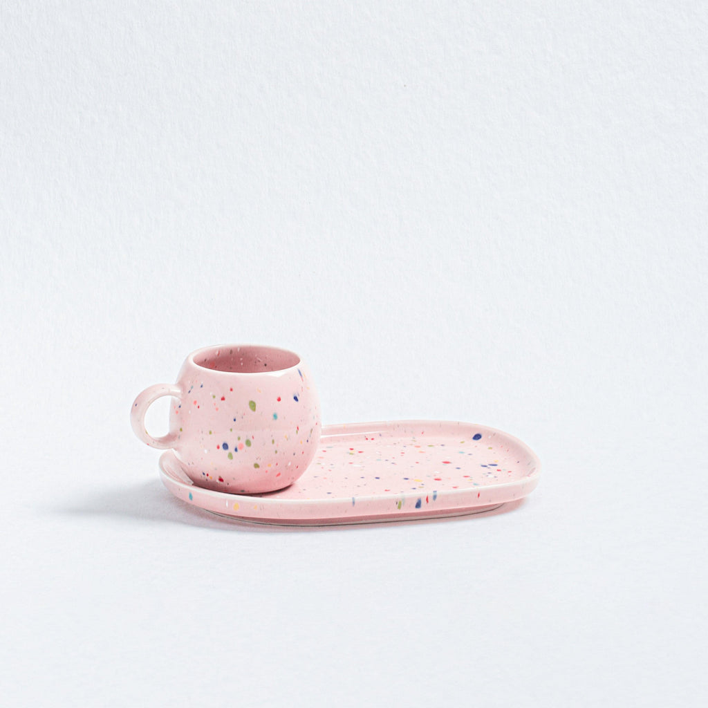 New Party Ball Mug 90ml Pink - Egg Back Home