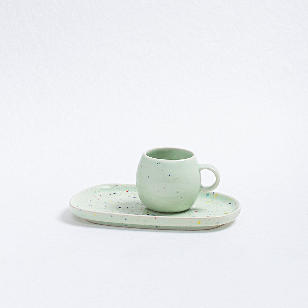 New Party Ball Mug 90ml Green - Egg Back Home
