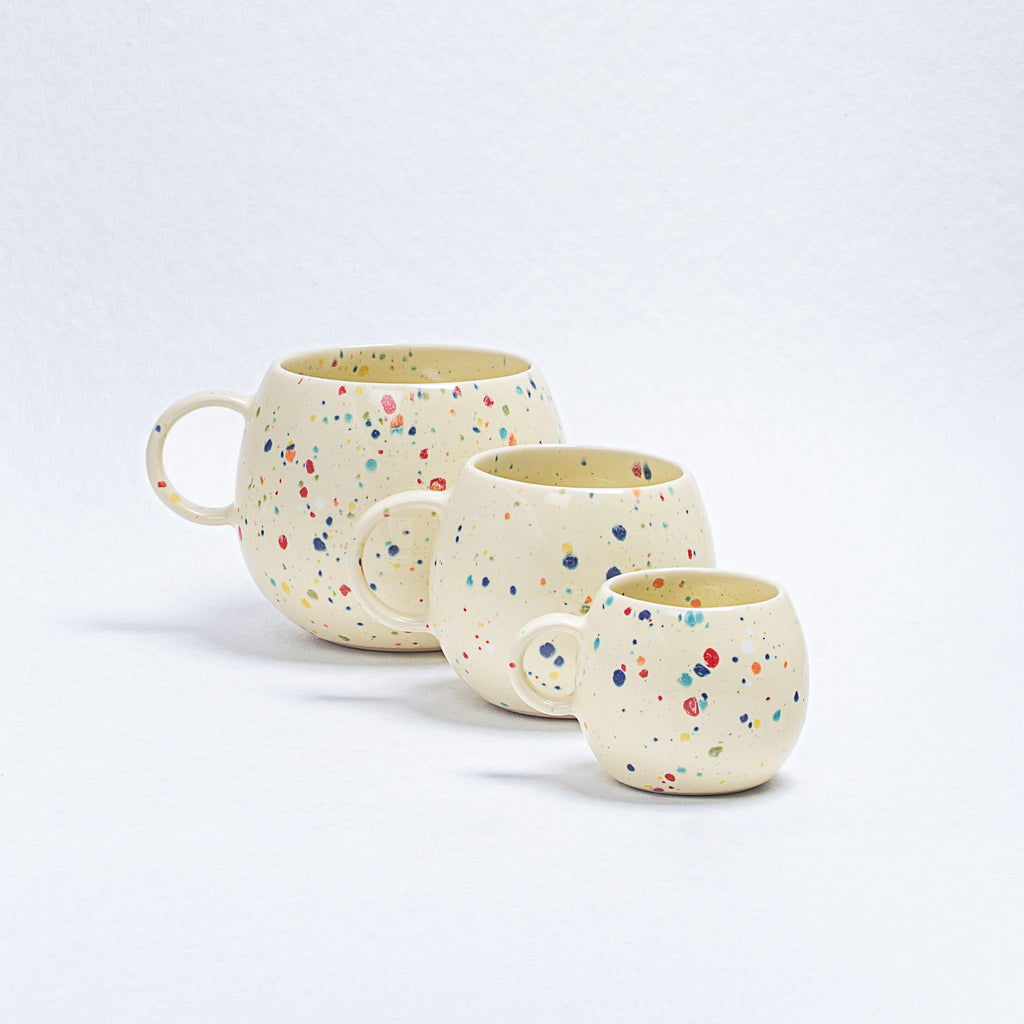 New Party Ball Mug 500ml Yellow - Egg Back Home