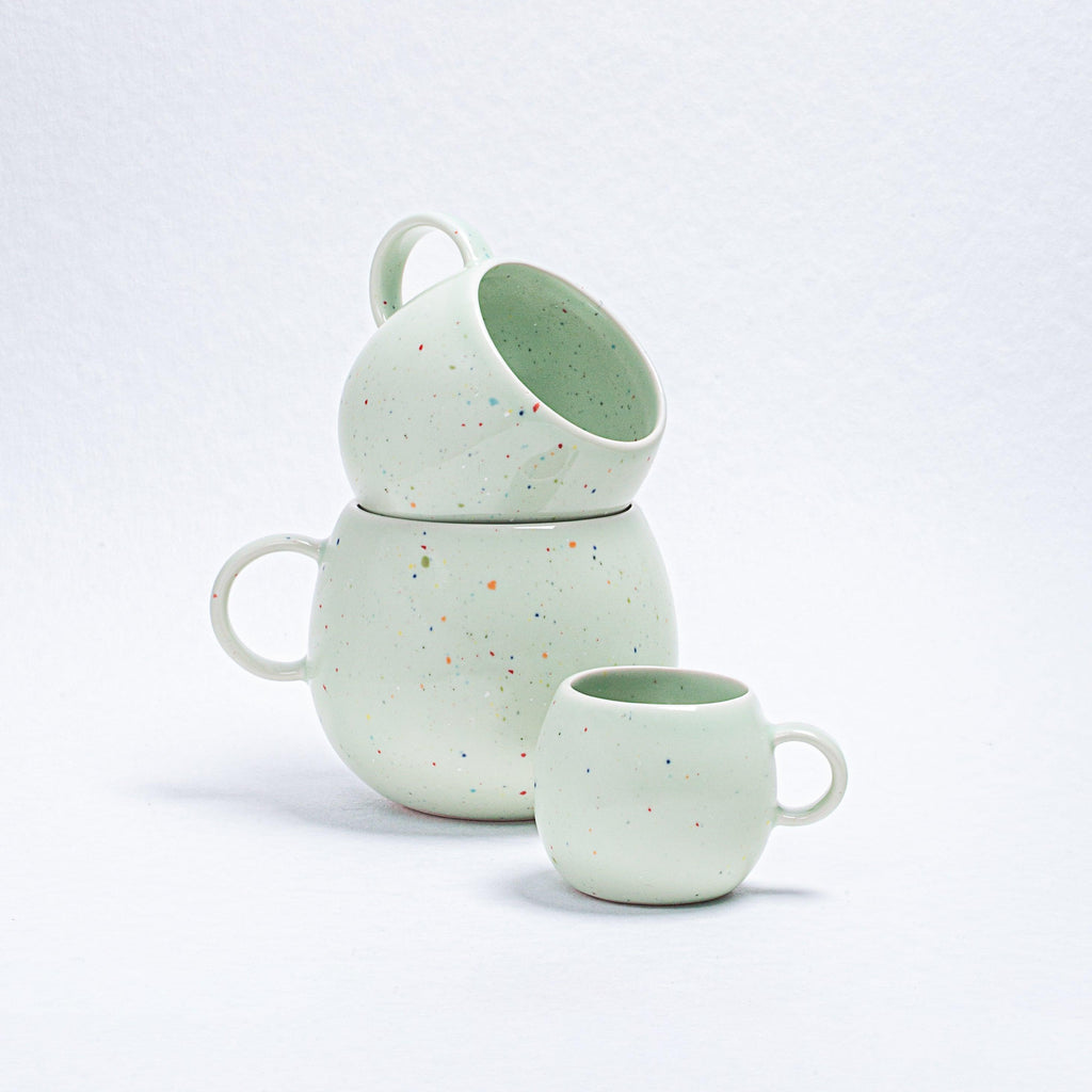 New Party Ball Mug 250ml Green - Egg Back Home