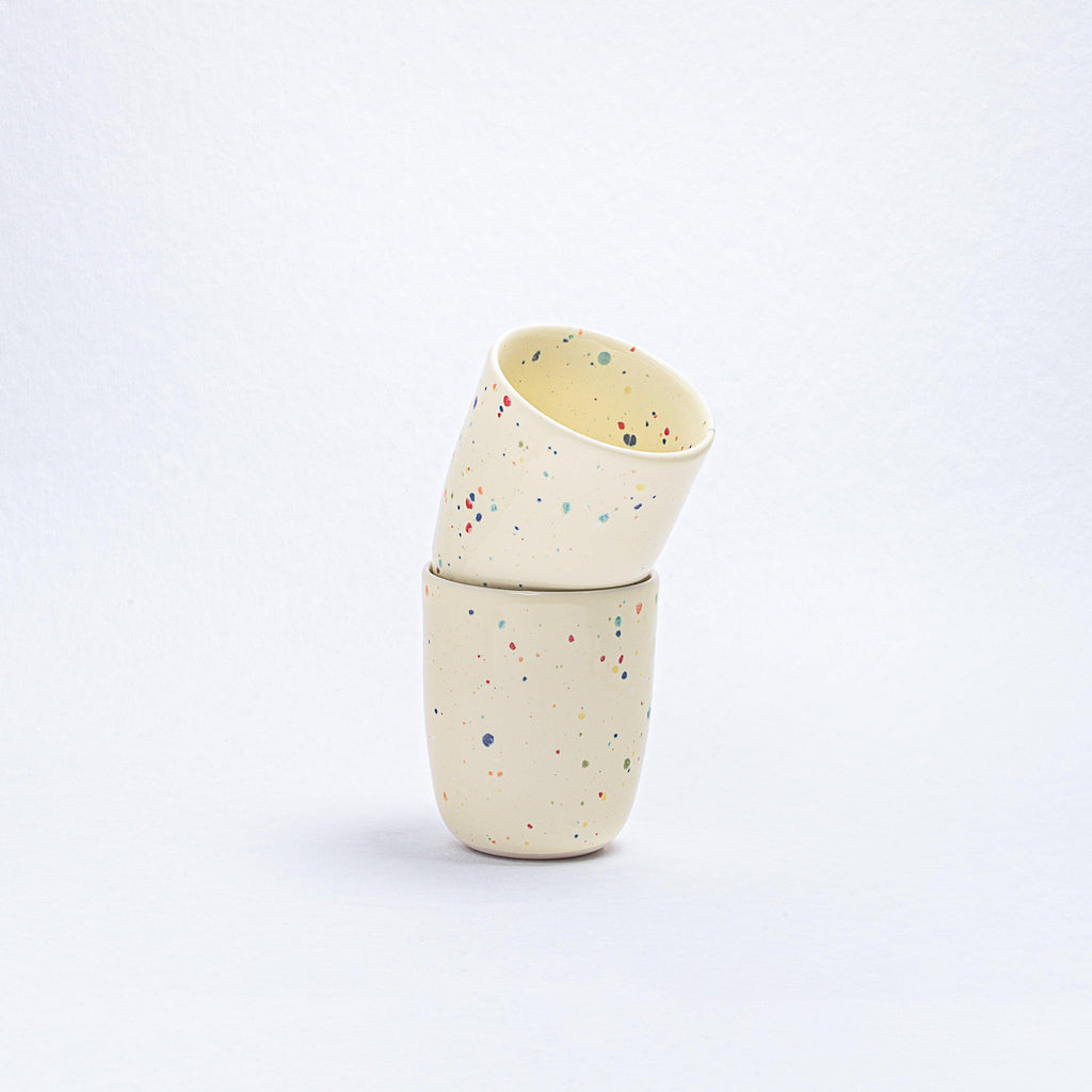 New Party Medium Cup 220ml Yellow - Egg Back Home