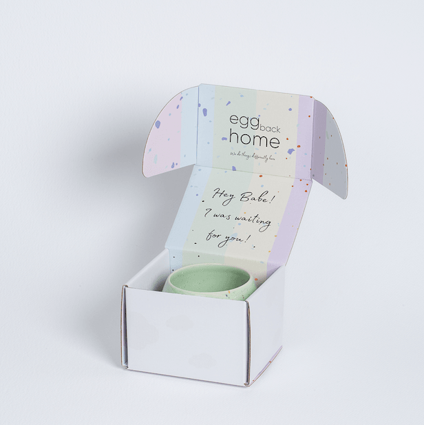 New Party Ball Mug 90ml Pink - Egg Back Home