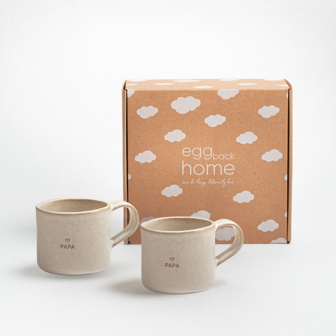 Sand Storm 2 Mugs Set Papa Collection - Egg Back Home