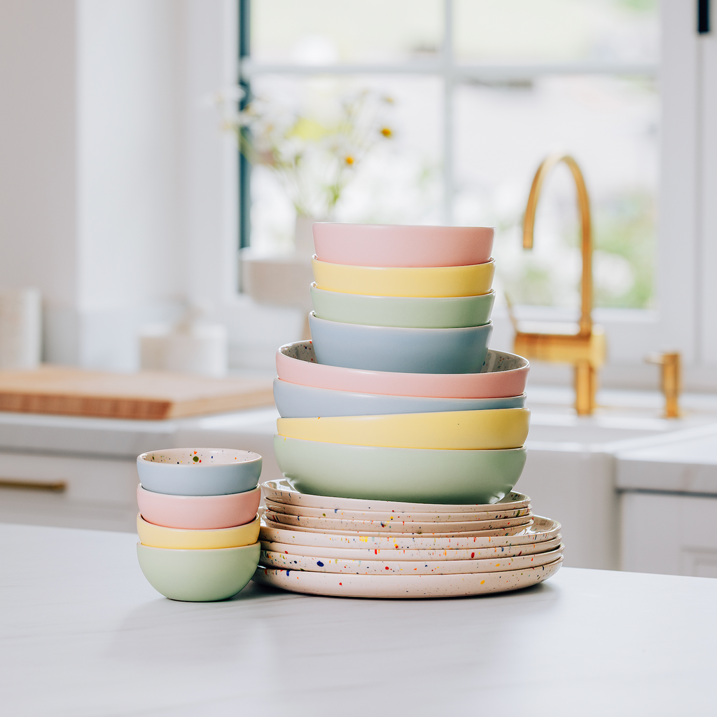 Breeze Party Stoneware 20 Pieces Tableware Set