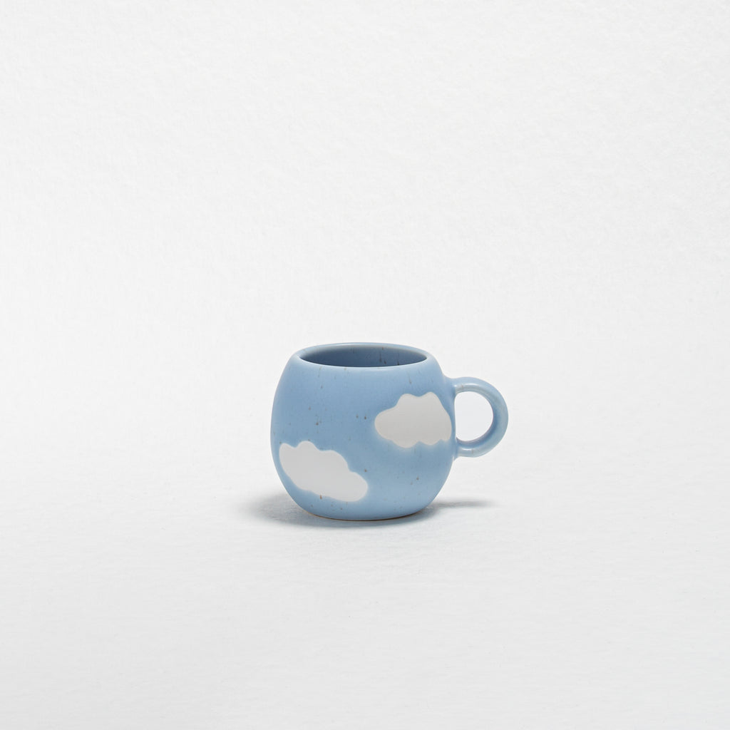 Cloud Set 2 Espresso Mug + 2 Mini Tray